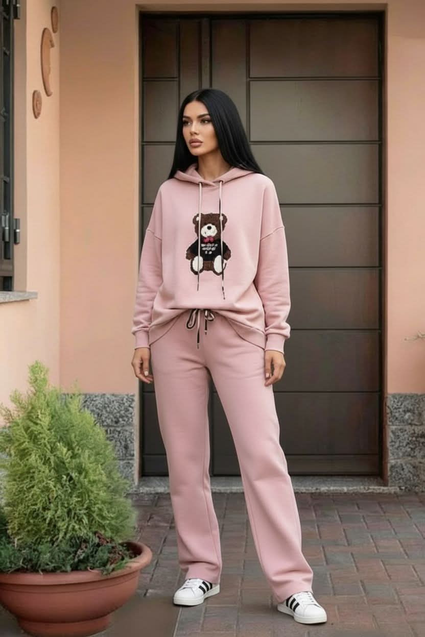 BANARI - Set due pezzi in felpa con cappuccio