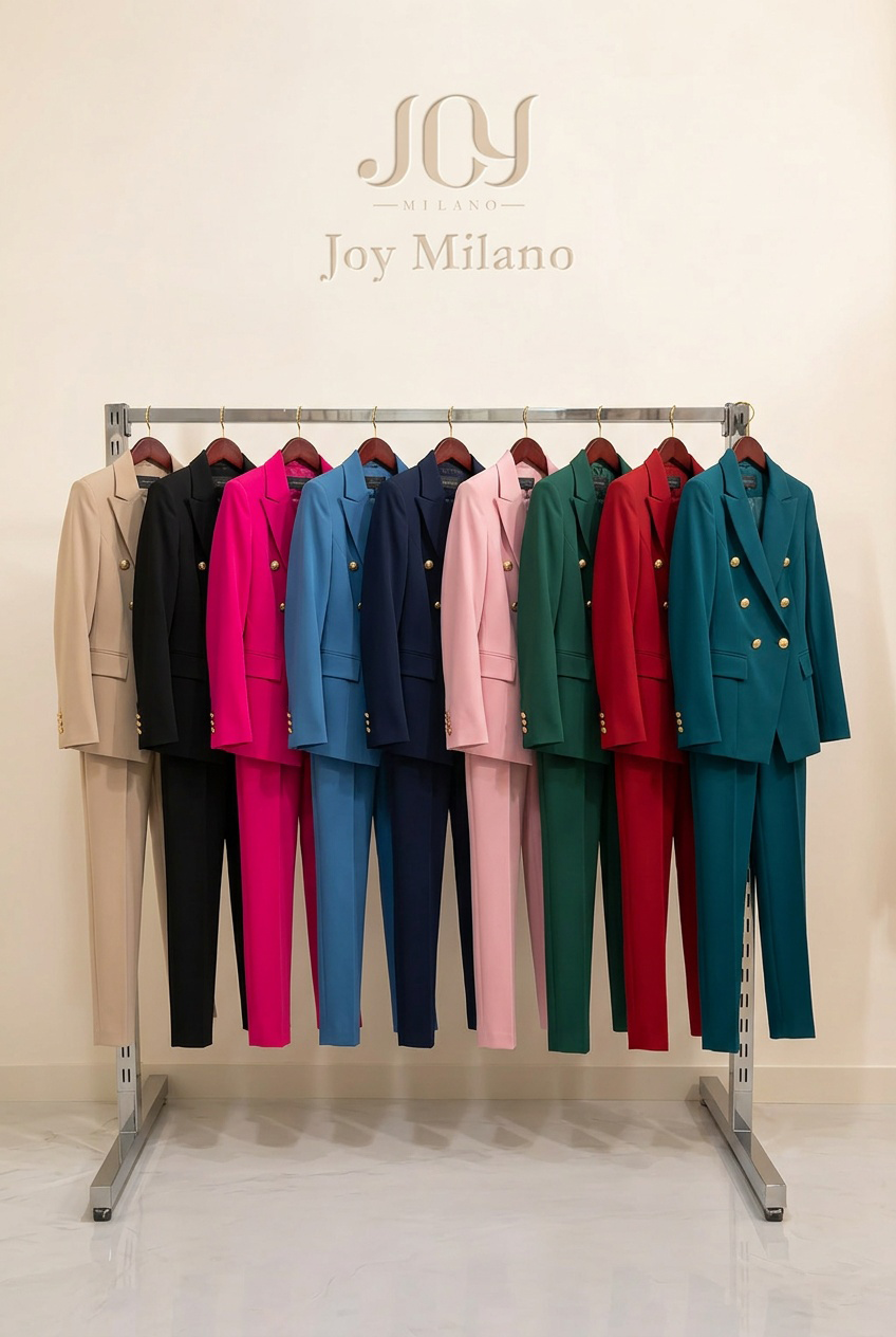 MILANO - Set due pezzi sartoriale con blazer doppiopetto