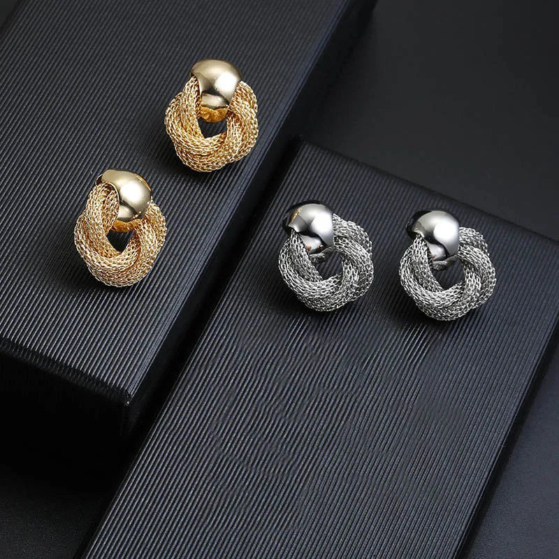 Oorbellen Goud - Vintage Gedraaide - Elegante Feestjuwelen