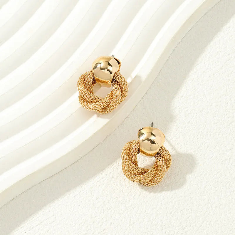 Oorbellen Goud - Vintage Gedraaide - Elegante Feestjuwelen