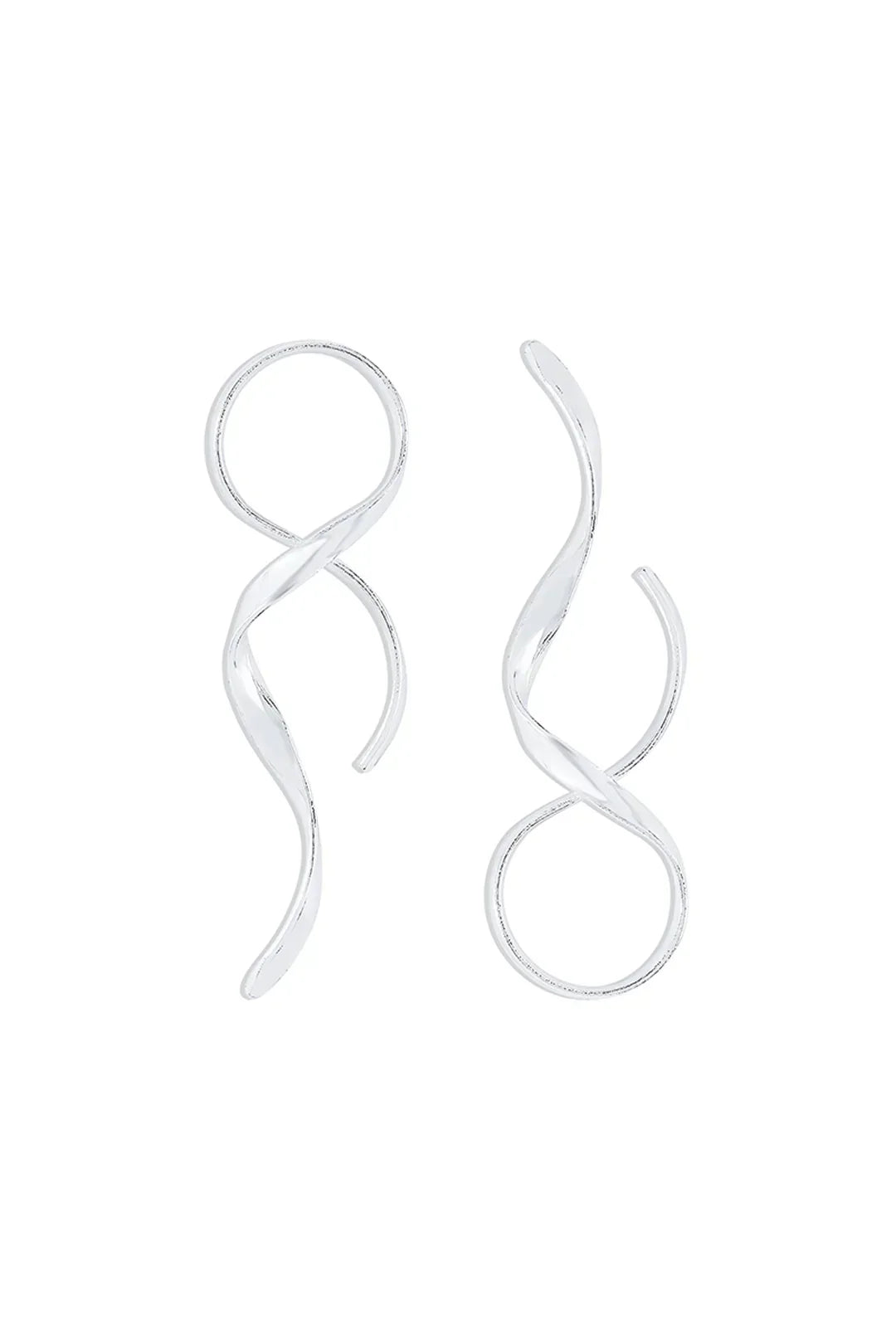 Valenzora | Slim Spiral Earrings with Modern Design for Women